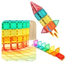 Cargar imagen en el visor de la galería, Condis Magnetic Building Tiles for Kids 30 pcs, Magnetic Blocks Set Construction STEM Magnets Toys for Children Boys and Girls Age 3 4 5 6 7 Year Old - Condistoys
